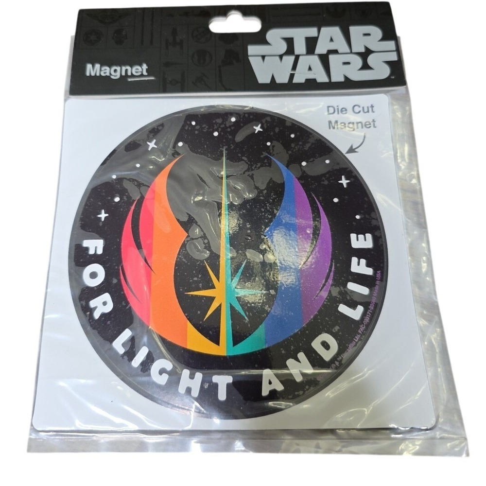 Disney Parks Star Wars For Ligth And Life Car Magnet NEW 5 C2